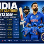 India Cricket Match Schedule