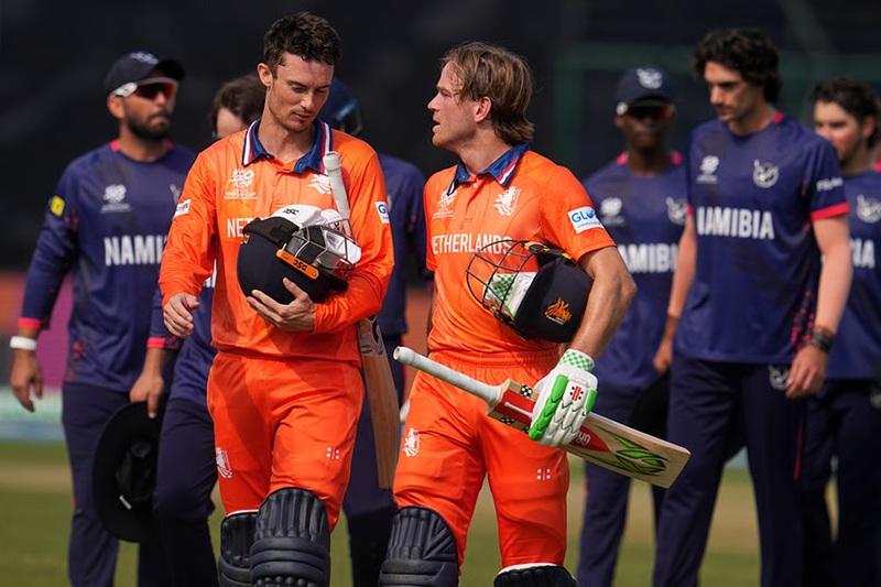Namibia National Cricket Team vs Netherlands National Cricket Team Timeline