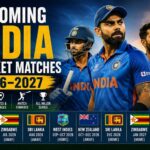 Upcoming India Cricket Matches