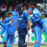 India National Under-19 Cricket Team vs England Under-19 Cricket Team Match Scorecard